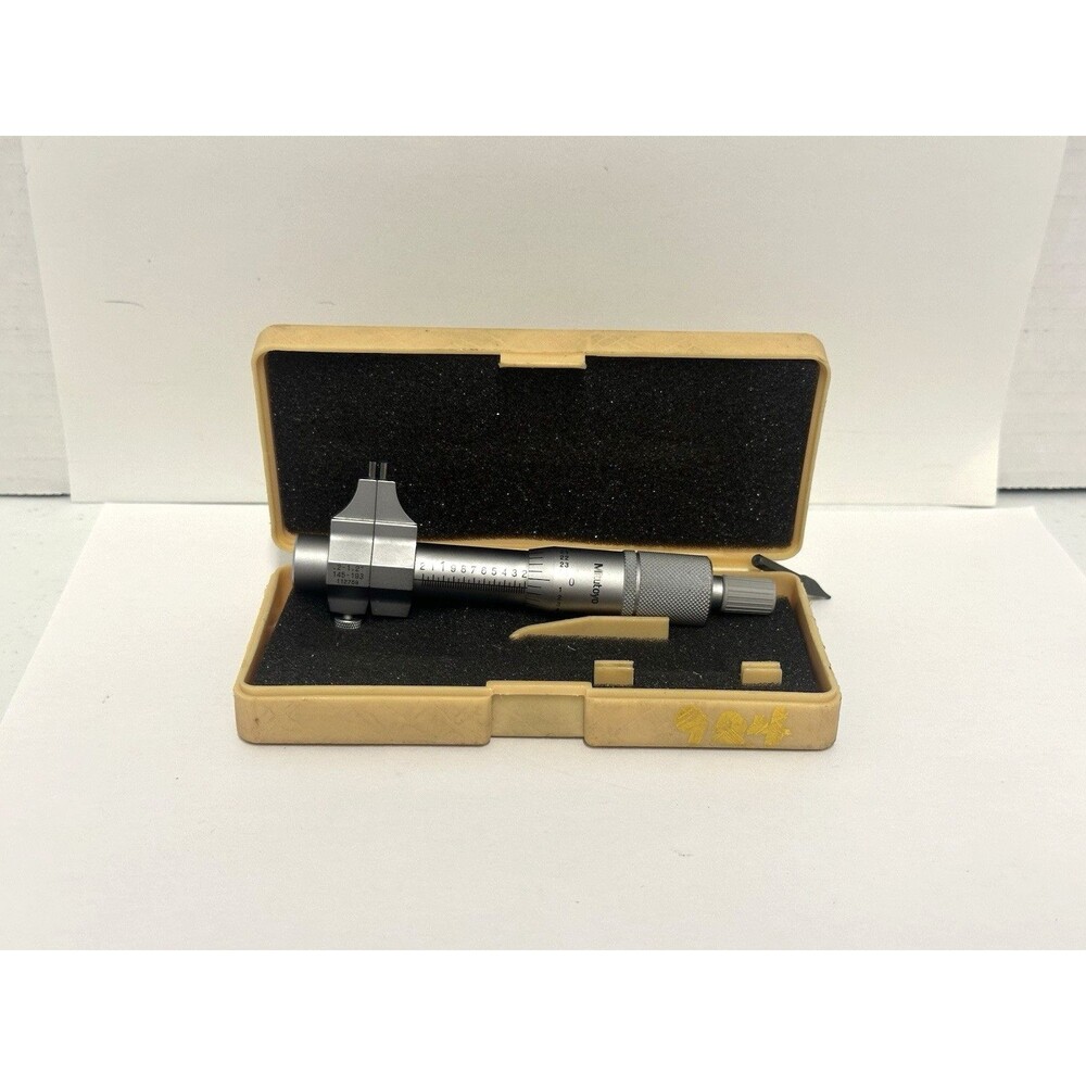 Mitutoyo 145-193 Caliper Type Inside Micrometer .2" - 1" Machinist Tool Japan